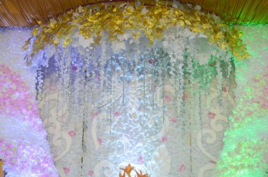 gelin düğün geleneksel süsleme dekorasyon