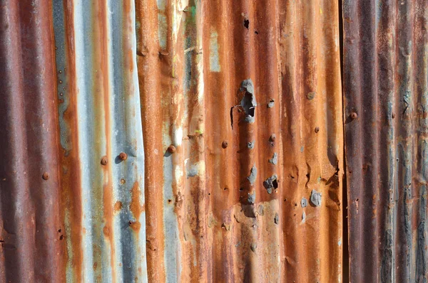 Old Zinc Wall Background — Stock Photo, Image