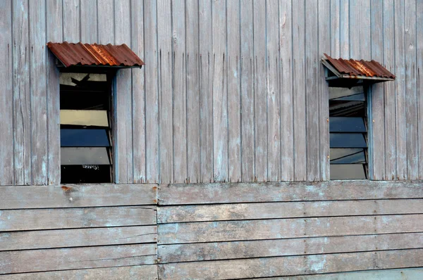 Las Viejas Ventanas Madera Fondo —  Fotos de Stock