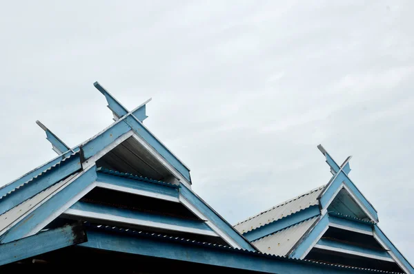 Dom Bugis Stylu Typowego Dachu Domu — Zdjęcie stockowe