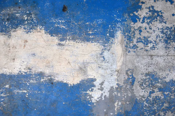 老蓝色木板背景 — 图库照片