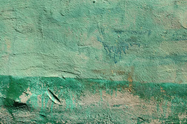 Текстура Старой Зеленой Стене — стоковое фото