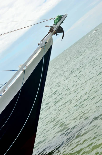 Traditionele Phinisi Bugisnese Houten Schip — Stockfoto