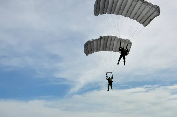 Gökyüzünde Skydiving Cazibe — Stok fotoğraf