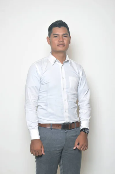 Asijské Muži Podnikatel Portrét — Stock fotografie