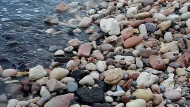 Olas Marinas Las Rocas Playa — Vídeos de Stock