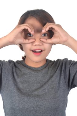 el çemberleri kullanarak dürbün