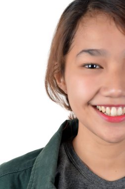 neşeli ifade Asyalı kız