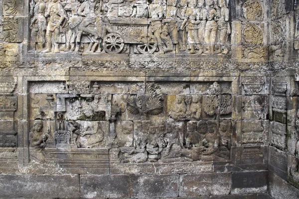 இந்தோனேசியாவின் யோககககார்த்தாவில் உள்ள போரோபுதூர் கோயில் — ஸ்டாக் புகைப்படம்