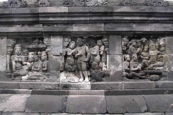 Borobudur-Tempel in Jogjakarta - Indonesien — Stockfoto