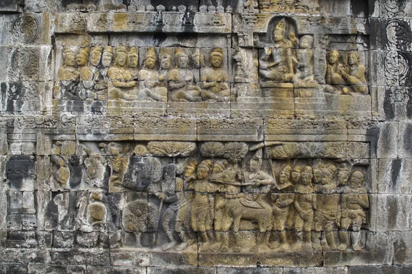 Tempio di Borobudur a Jogjakarta - Indonesia — Foto Stock