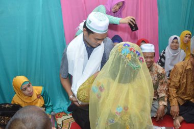 Tarakan - Endonezya, 4 Mart 2017: Geleneksel Bugisnese Seremonisi 