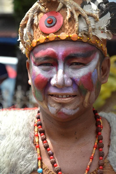 Tarakan Indonesien Juli 2018 Portrait Eines Indonesischen Mannes Indigener Kalimantan — Stockfoto