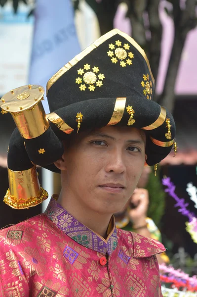 2017 Tarakan Indonesia 2018 Portrait Young Men Wearing Padang Sidempuan — 스톡 사진