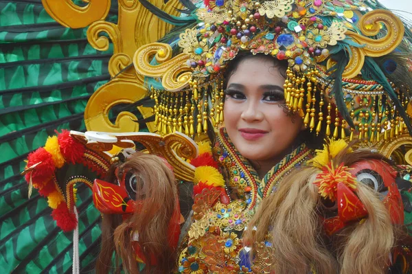 Tarakan Indonesia Luglio 2018 Ritratto Una Bella Donna Indonesiana Che — Foto Stock