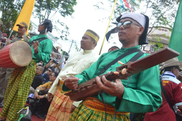 Ταρακαν Ινδονησια Ιουλίου 2018 Παραδοσιακά Μουσικά Αξιοθέατα — Φωτογραφία Αρχείου