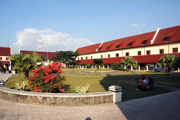 Макассар Индонезия Мая 2012 Форт Роттердам Построен 1545 Году Королём — стоковое фото