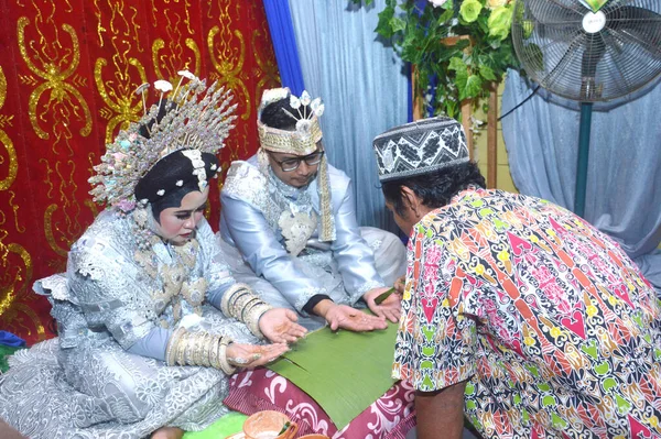 Tarakan Indonesia March 2020 Mappacci Traditional Wedding Ceremony Bugisnese Indonesia — 图库照片