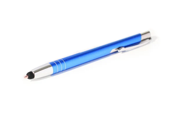 Blue Pen Isolated White Background — Stock Photo, Image