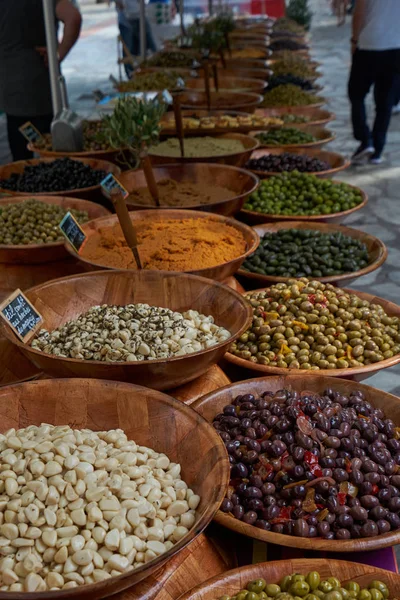 Nationale Cookies Van Olijfolie Straatmarkt Corsica Frankrijk — Stockfoto