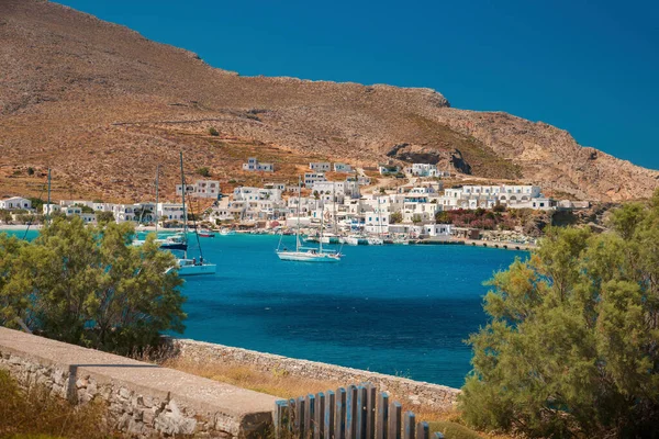 Karavostasis Stadt Insel Folegandros Griechenland 2019 Blick Über Karavostasis Stadt — Stockfoto