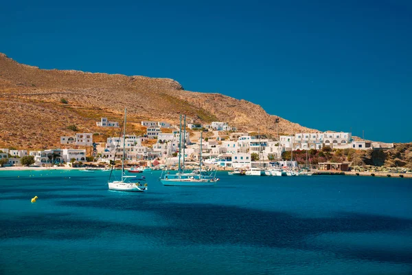 Karavostasis Town Folegandros Island Grekland 2019 Utsikt Över Karavostasis Town — Stockfoto