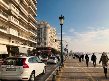 Selanik, Yunanistan - 12 08 2018: Selanik City Vibe