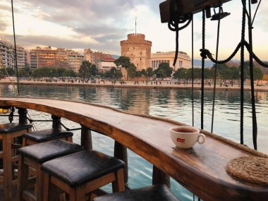 Selanik, Yunanistan - 12 08 2018: Selanik City Vibe