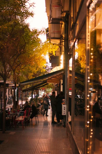 Tesalónica Grecia 2018 Tesalónica Street Café — Foto de Stock