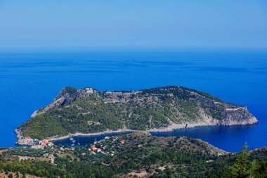 Kefalonia Adası. Assos köyü. Yunanistan