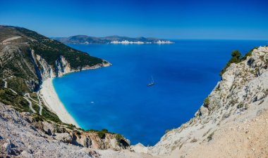 Egzotik Myrtos Beach Kefalonia, Yunanistan