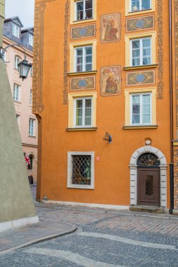 Varşova, Polonya eski şehirdeki sokak