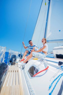 Baba çok güzel kızı yatta dinlenme ile