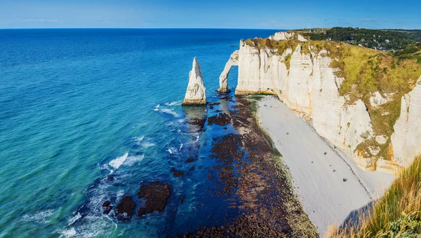 West coast of France. Clifs of Etreta — Stock Photo, Image