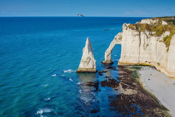 フランス西海岸。エトレタの崖 — ストック写真