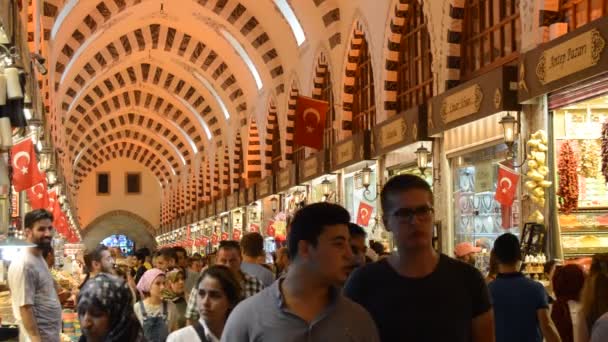 Misir Carsisi Construido Siglo Xvii Locales Turistas Varios Países Del — Vídeo de stock