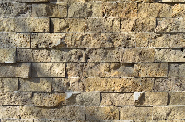 Μπεζ Μαρμάρινη Υφή Κόβοντας Μαρμάρινους Τοίχους Σειρά Κτίριο Κάλυψη — Φωτογραφία Αρχείου