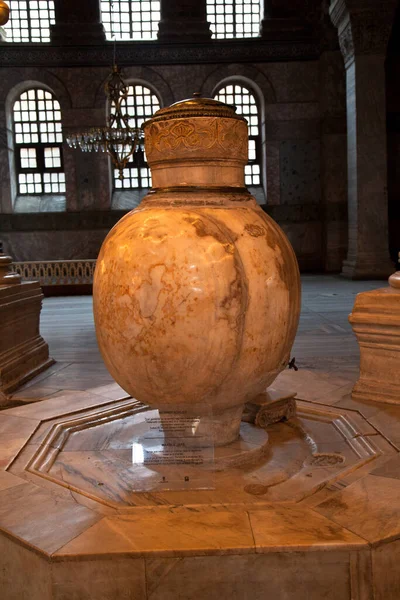 Hagia Sophia Muzeum Historická Bazilika Mešita Istanbulu Byl Postaven Byzantským — Stock fotografie