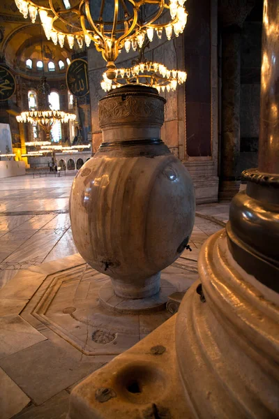 Hagia Sophia Muzeum Historická Bazilika Mešita Istanbulu Byl Postaven Byzantským — Stock fotografie