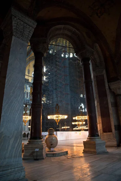 Собор Святой Софии Музей Историческая Базилика Мечеть Стамбуле Построен Византийским — стоковое фото