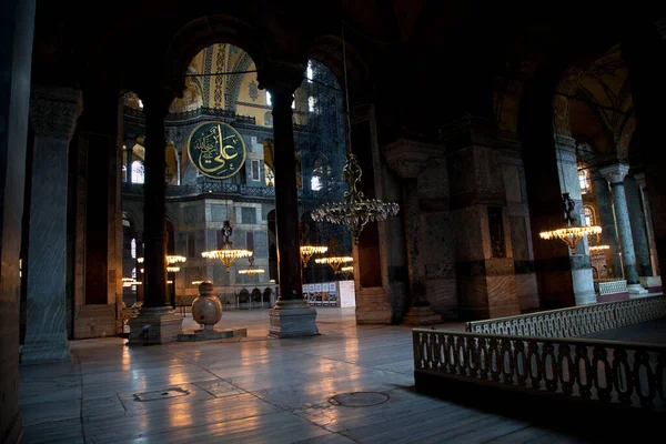 Hagia Sophia Museu Basílica Histórica Mesquita Istambul Foi Construído Pelo — Fotografia de Stock