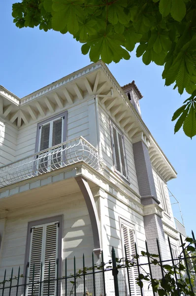 Ilhas Príncipes Buyukada Istambul Turquia Casas Madeira Velhas Buyukada — Fotografia de Stock