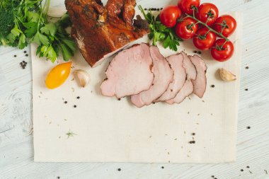 Sebze ile geleneksel füme et