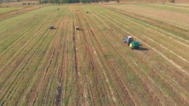 Traktör kesme çim ve hareketli ileri aşağı üstten hava atış