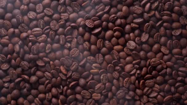 Coffee beans are roasting — Stock Video