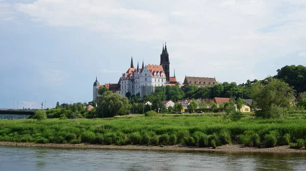 Albrechtsburg Meissen Germany Building Saxony Elbe River — kuvapankkivalokuva