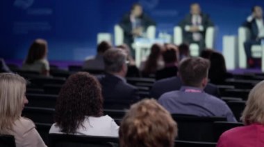 İş toplantısı ve toplum içinde konferans salonu