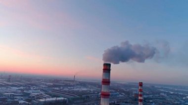 Endüstriyel yasaktır boru tesisi hava arka plan