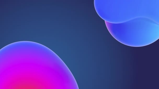 Abstraction Organic Designed Liquid Animated Colourful Minimalistic Form Κλείσιμο — Αρχείο Βίντεο