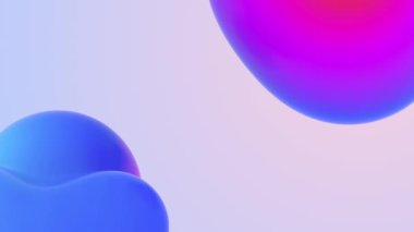 Gelecekçi Organik Tasarlanmış Sıvı Canlandırılmış Soyut Kapatma Biçimi